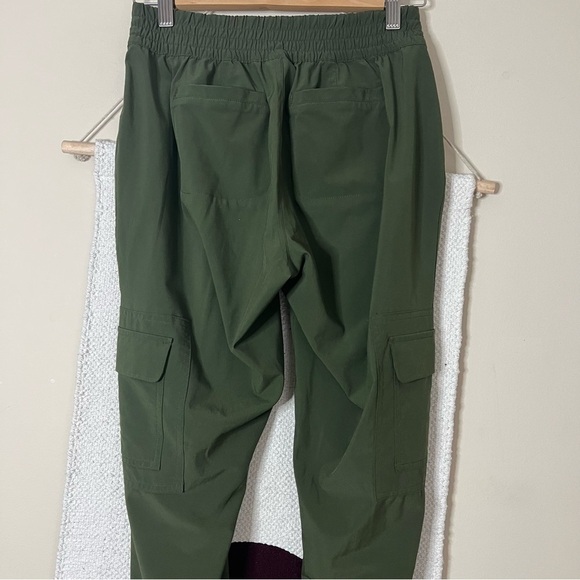 ATHLETA CHELSEA DARKER FOREST GREEN UTILITY PANTS SIZE 0 - Picture 9 of 11